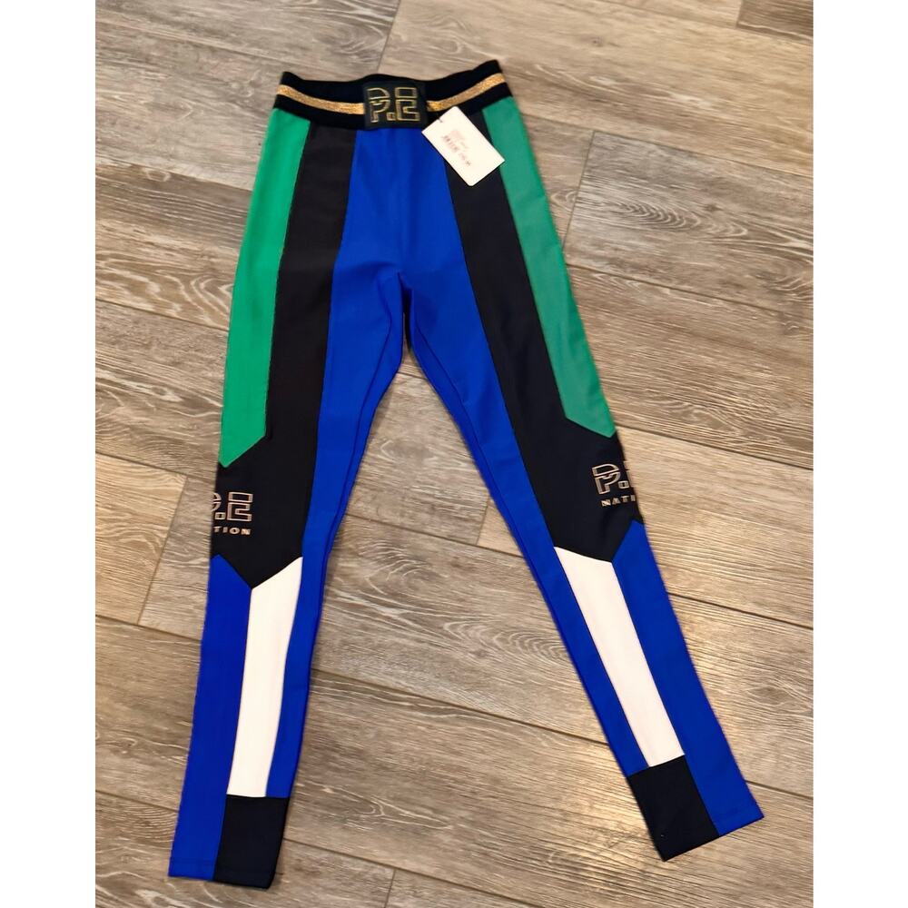 PE Nation Riseball Colorblock Performance Leggings Size Small - Picture 2 of 4
